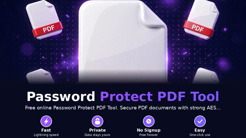 Password Protect PDF Tool