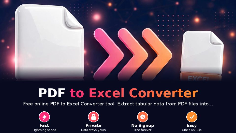 PDF to Excel Converter