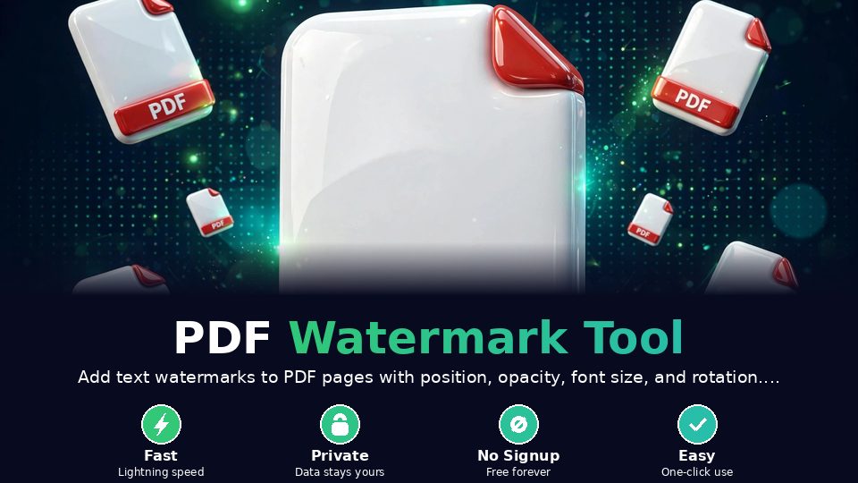 PDF Watermark Tool